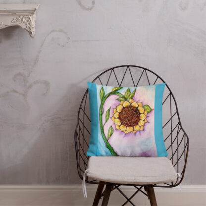 Sunflower Premium Pillow - Image 2