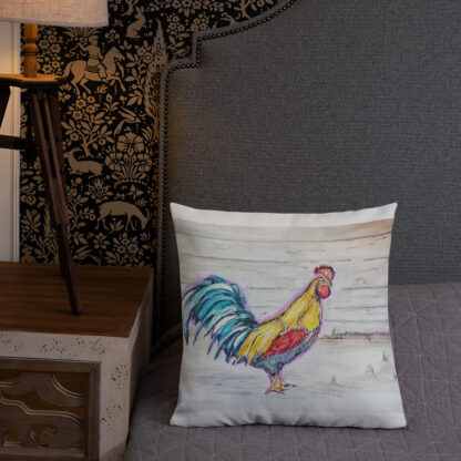 Rooster Premium Pillow - Image 3
