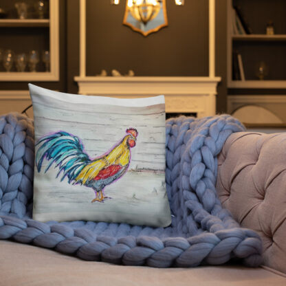 Rooster Premium Pillow - Image 4