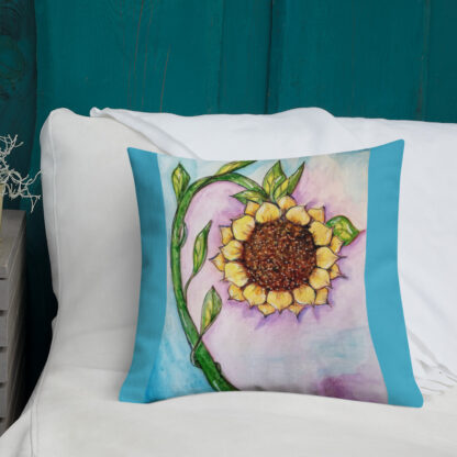 Sunflower Premium Pillow - Image 4