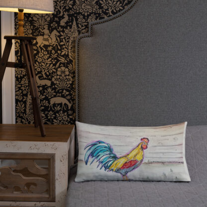 Rooster Premium Pillow - Image 8