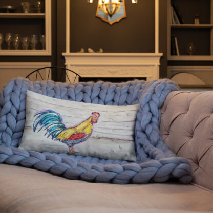 Rooster Premium Pillow - Image 9