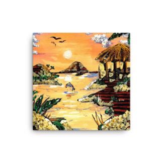 Lagoon on Canvas