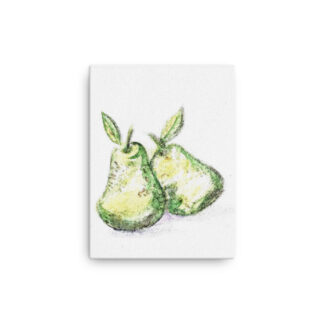 Pears on Canvas