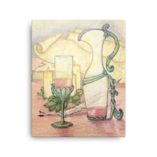 Lone Chalice on Canvas