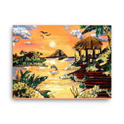 Lagoon on Canvas - Image 3