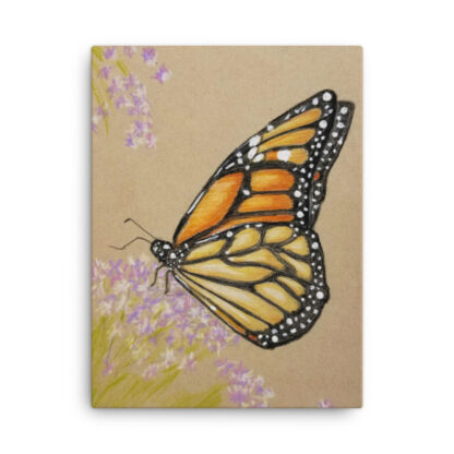 Vanessa's Monarch Butterfly on Canvas - Image 3