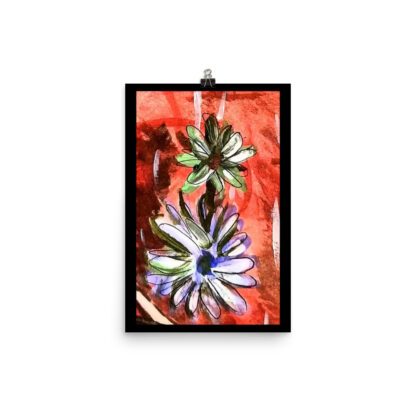Abstract Daisies Print - Image 2