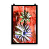 Abstract Daisies Print