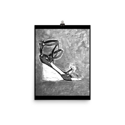 B&W Sandal Print - Image 2