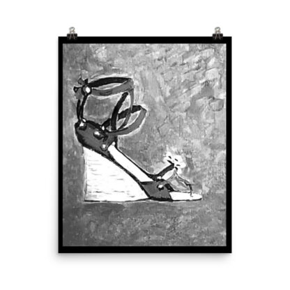 B&W Sandal Print