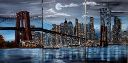 Brooklyn Bridge no.1 of 3 on Canvas - Image 2