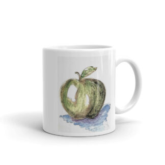 Green Apple on Mug