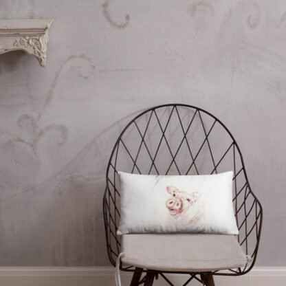 Pink Pig Basic Pillow - Image 7