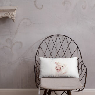 Pink Pig Basic Pillow