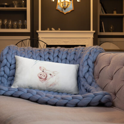 Pink Pig Basic Pillow - Image 6