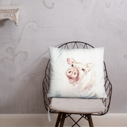 Pink Pig Basic Pillow - Image 11