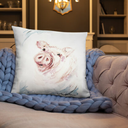 Pink Pig Basic Pillow - Image 10