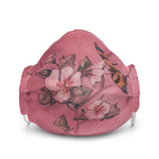 Pink Floral Face Mask