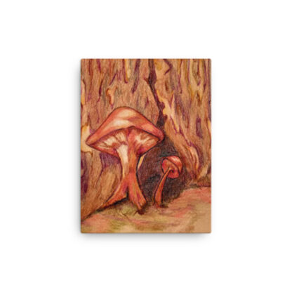 Forest Mushroom on Canvas - Image 2