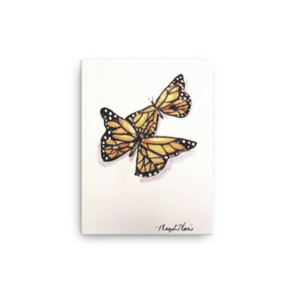 Monarch Butterfly on Canvas - Image 2