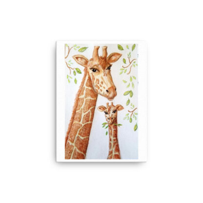 Giraffes on Canvas - Image 2