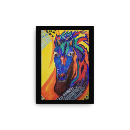 Colorful Horse on Canvas - Image 2