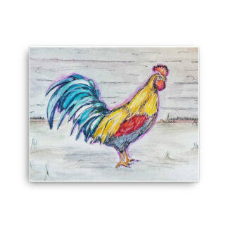 Rooster on Canvas