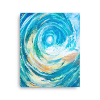 Ocean Wave on Canvas