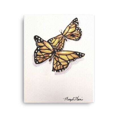 Monarch Butterfly on Canvas