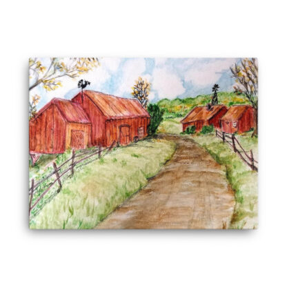 Country Road Canvas - Image 3