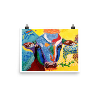 Colorful Cow Print