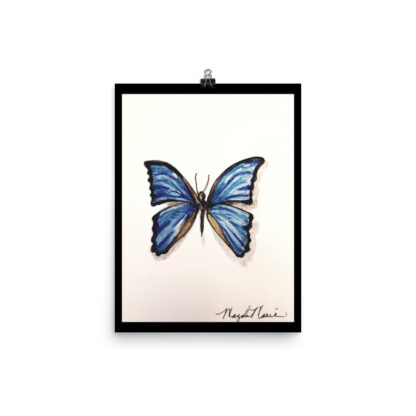 Blue Morpho Butterfly Print