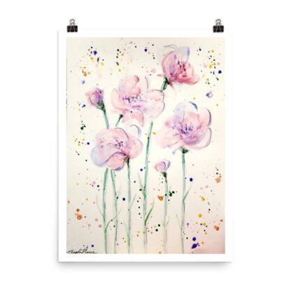 Pink Flowers Print - Image 2