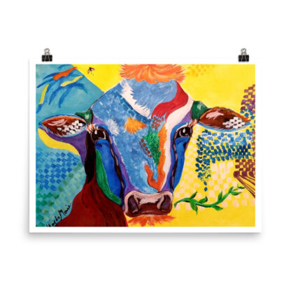 Colorful Cow Print - Image 2