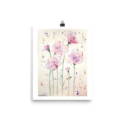 Pink Flowers Print - Image 3