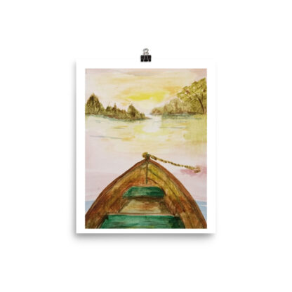 Row Boat Lake Print - Image 3