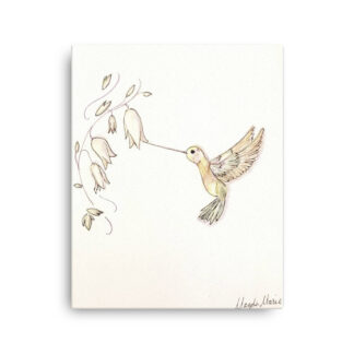 Hummingbird on Canvas