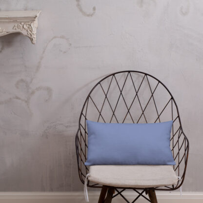 Blue Flowers Premium Pillow - Image 16