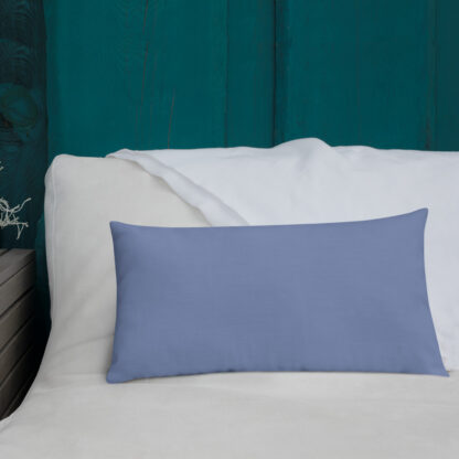 Blue Flowers Premium Pillow - Image 19
