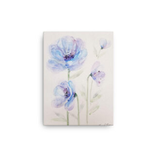 Blue Flowers Canvas