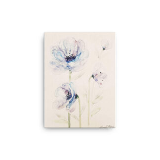 light blue flowwers Canvas