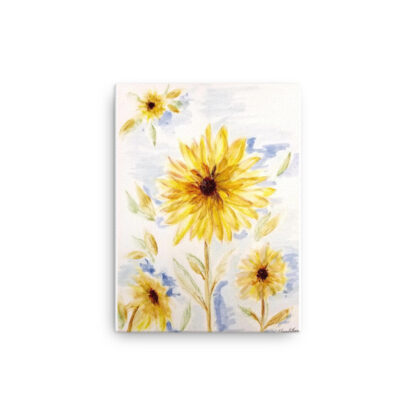 Yellow Daisey Canvas - Image 2