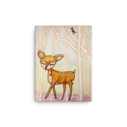 Woodland Deer Canvas - Image 2
