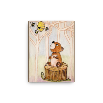 Woodland Bear Canvas