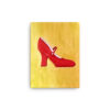 Shoe Red MaryJane on Yellow Canvas - Image 2