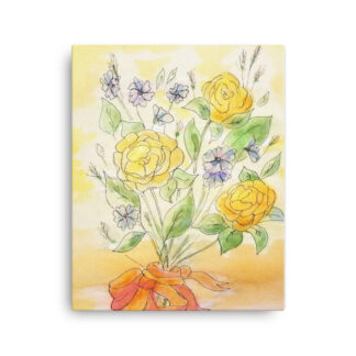 Yellow Roses Canvas