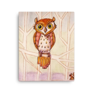 Woodland Owl Canvas