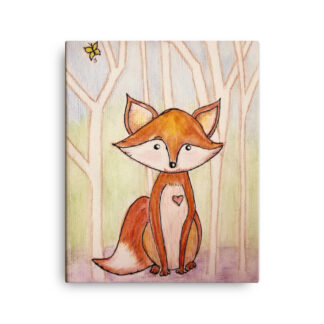 Woodland Fox Canvas
