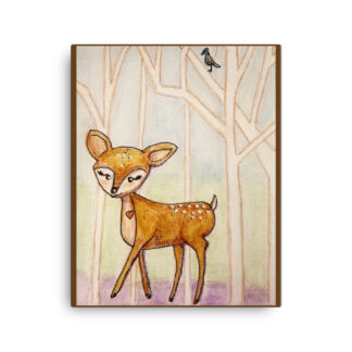 Woodland Deer Canvas